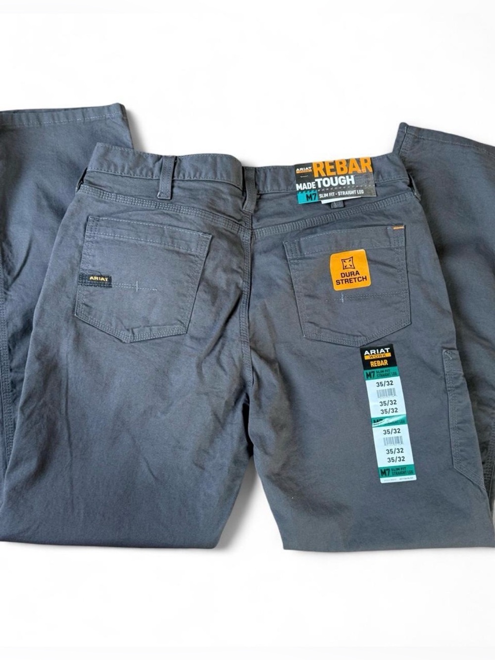 Ariat Men’s M7 Work Pants Slim Straight Leg 35x32 NWT